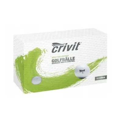 Produktbild von Crivit Golfbälle, Packung 12 Stück