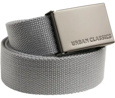 Produktbild von Urban Classics Gürtel Canvas Belt Uni, grey,