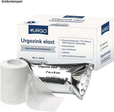 Produktbild von Urgozink Elast, 8cm x 5m, Pack: 10 Stück | Packung (10 Stück)