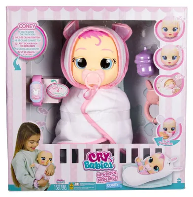 Image de Poupée IMC CRYBABIES Bébé nouveau-né Coney