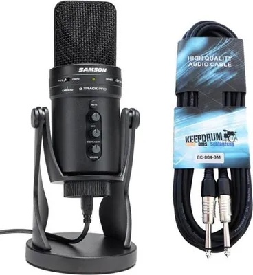 Produktbild von Samson USB-Mikrofon G-Track Pro mit Klinkenkabel