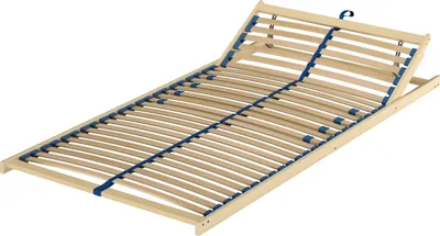 Produktbild von 70.32-10 FV Federholzrahmen Lattenrost 100x200 cm  Kopfteil verstellbar