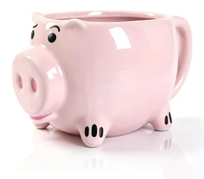 Image de Tasse en céramique, motif cochon rose en 3D, design mignon et amusant, idée cadeau