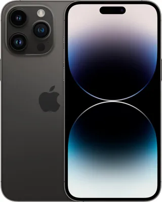 Produktbild von Apple iPhone 14 Pro Max , 17 cm (6.7"), 2796 x 1290 Pixel, 1 TB, 48 MP, iOS 16, Schwarz