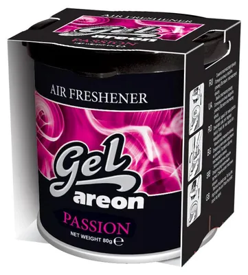 Produktbild von Original Areon Gel CAN Autogel Duftdose Duftbaum Lufterfrischer + DECKEL Passion