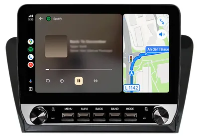 Obrázok produktu pre Android rádio 2+64GB pre Škoda Octavia III od 2013 Navi s tlačidlami Carplay RDS WIFI DSP GPS DAB+