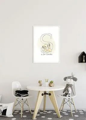 Produktbild von Kunstposter – S wie Simba – 30 x 40 cm
