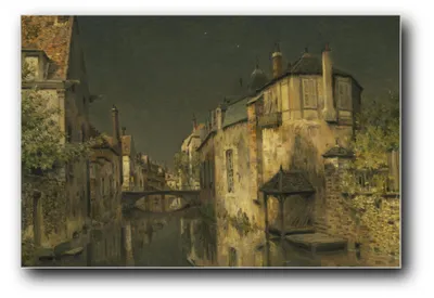 Immagine prodotto di Stampa artistica "Mitternacht" di Jean-Charles Cazin – 40 x 60 cm – non incorniciata