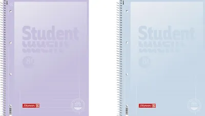 Produktbild von Brunnen Collegeblock Premium A4 Lin27 Pastell 2