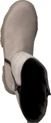 Produktbild von MARCO TOZZI Damen Stiefel Biker Boot gesteppt Reißverschluss Plateau 2-25600-29, Größe:39 EU, Farbe:Beige