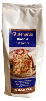 Image de Bakels Brood-Pizzamix Gluten-Free 1000g – Mélange à pâtisserie sans gluten pour pain et pizza