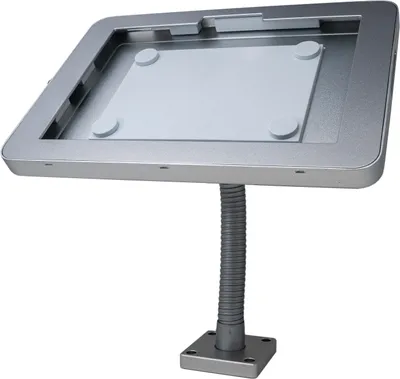 Produktbild von SYSTEM-S Tisch Halterung 360° Ständer abschließbar flexibel für Surface Pro 7 in Grau