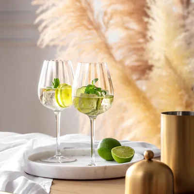 Immagine prodotto di Set di 4 bicchieri da vino bianco "Rose Garden", diametro 85 mm, capacità 120 ml | Villeroy & Boch | Codice articolo: 1137258120 | EAN: 4003686420328