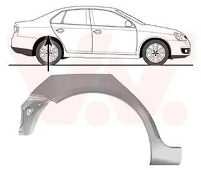 Obrázek produktu pro VAN WEZEL Opravný plech boční stěny pro VW Jetta Mk5 (1K)