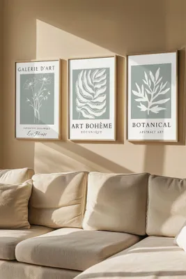 Immagine prodotto di Wallity, Artvmodel24-Ahsap, Quadro decorativo incorniciato (3 pezzi), Multicolore, Legno, 33 x 48 cm