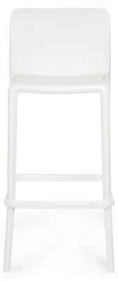 Produktbild von 4er Set Barhocker Chloris 44 x 102 x 48 cm Polypropylen Weiß