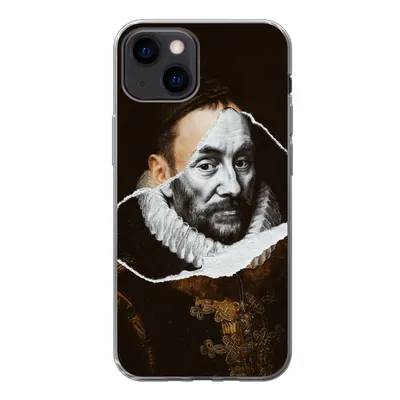Produktbild von MuchoWow® Handyhülle Schutzhülle Hülle für iPhone 13 mini Wilhelm von Oranien - Alte Meister - Adriaen Thomasz Silikon Softcase Handy Hülle - Softcase