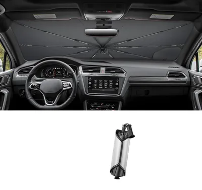 Obrázok produktu pre Slnečník do auta, predné sklo, VW Tiguan 3, modely 2024-2026, skladací, s tepelnou izoláciou