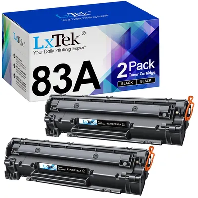 Produktbild von LxTek 83A Toner Kompatibel für HP 83A CF283A für HP LaserJet Pro MFP M125nw M127fw M127fn M225dw M125a für HP LaserJet Pro M201dw M201n MFP M225dn M127fp M127fs (Schwarz, 2er-Pack)