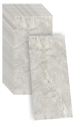 Spritzschutzfolie, Marmor, 10 Stk, 60x30 cm, PVC, wasserdicht