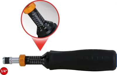 Obrázek produktu pro KS TOOLS 1/4" Drehmomentschraubendreher 10-120cNm 516.3250