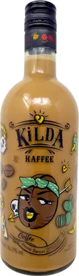 Produktbild von Kilda Café Kaffee Sahnelikör mit Tequila 70 cl 17% Vol. Likör
