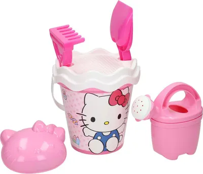 Immagine prodotto di Androni Secchiello da spiaggia Hello Kitty, 6 pezzi.