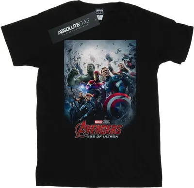 Produktbild von Marvel Studios - "Avengers Age Of Ultron" T-Shirt für Herren BI42815 (M) (Schwarz)