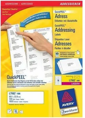 Obrázok produktu pre Avery – L7162-100 (16 štítkov/hárok)