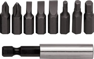 Produktbild von GEDORE red R33005009 Bit-Box 1/4 PH+SL+6-kant+Bithalter 9-teilig, 3301346