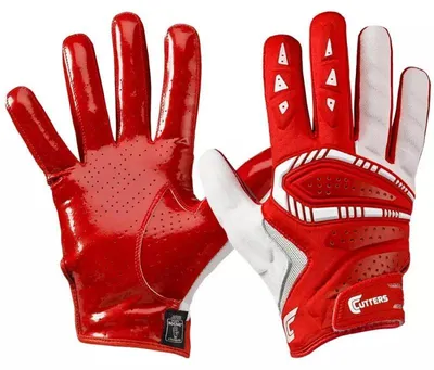 Image de Gants de Football américain Cutters The Gamer Rouge