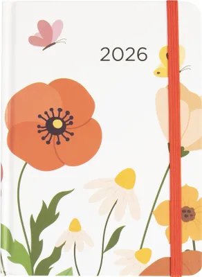 Image de Calendrier 2026 B6 quotidien, coquelicots