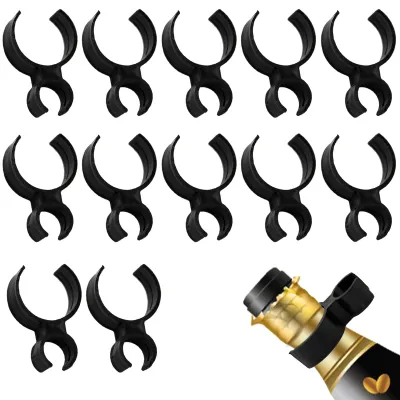 Productafbeelding van 12 Stuks Champagnerflessen Clips voor Wonderkaarsen en Decoratie