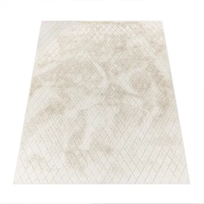 Image de Tapis Bubble Salon Chambre Fourrure Géométrique 3D Taille 120x160 cm