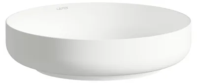 Image de LAUFEN SONDO Cuvette de lavabo, ronde, sans trou pour robinet, sans trop-plein, 400x400x102mm, H512SO47571121
