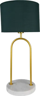 Produktbild von Clayre & Eef Schreibtischlampe Ø 28x62 cm Grün Goldfarbig Eisen