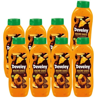 Produktbild von Develey Nacho Sauce Mild Jalapeños - 8x 875ml