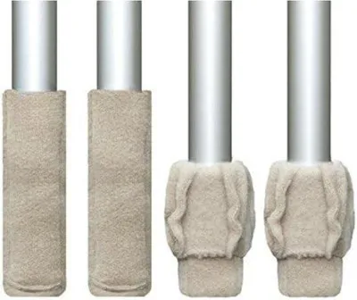 Produktbild von Famanu Elastischer Stuhlbeinschutz - Umfang 10–13 cm - Universeller Schutz für Stühle und Tische - Beige
