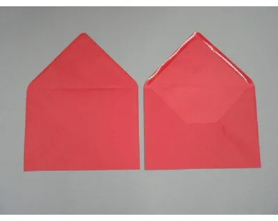 Produktbild von Briefumschläge 225x315mm 160g/qm gummiert VE=100 Stück rot