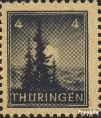 Produktbild von Briefmarken Sowjetische Zone (All.Bes.) 1945 Mi 93VI, Punkt am E von THÜRINGEN (Feld 81) postfrisch Thüringen