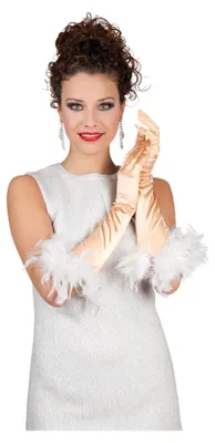 Produktbild von Satin Handschuhe St. Tropez Gold