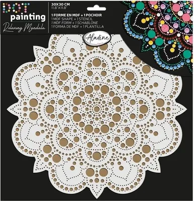 Obrázek produktu pro Aladine Malování Mandala Dot Painting Set 30 cm kreativní hračka