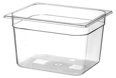 Image de HENDI Récipients Gastronorm 1/2, Profi Line, GN 1/2, 12,5L, Transparent, 325x265x(H)200mm