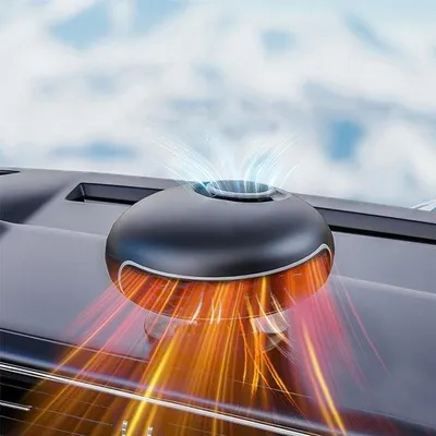 Obrázok produktu pre Autokachel, prenosné 12 V autoohrev s rýchlym ohrevom – nastaviteľný v rozmedzí 90° až 360°, s funkciou čistenia vzduchu a napájaním cez zapaľovač – pre všetky vozidlá