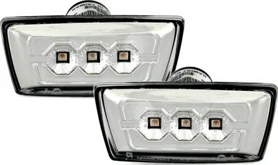 Produktbild von LED SEITENBLINKER SET in CHROM für OPEL ASTRA H CORSA D INSIGNIA ZAFIRA Blinker