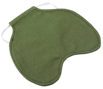 Zdjęcie produktu dla Ochraniacz na skrzydła dla kur i kurcząt – podwójna osłona (20 x 19,5 cm), zielona