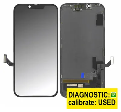 Produktbild von Kompatibel Diagnosefähiges Soft-OLED Display Touchscreen Bildschirm Schwarz für Apple iPhone 14 A2882, A2649 & Werkzeug