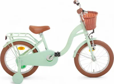 Produktbild von AMIGO Kinderfahrräder Mädchen Fairy 16 Zoll Mädchen Rücktrittbremse Mintgrün