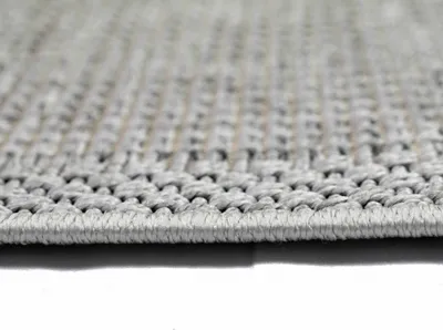 Produktbild von In- & Outdoor Teppich Sisal Optik Küche Wohnzimmer Terrasse Balkon – grau Größe - 140 x 200 cm