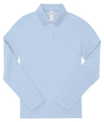 Image de B&C - Polo « My Polo 180 » pour femmes, manches longues LT6280 (L) (bleu rouge)